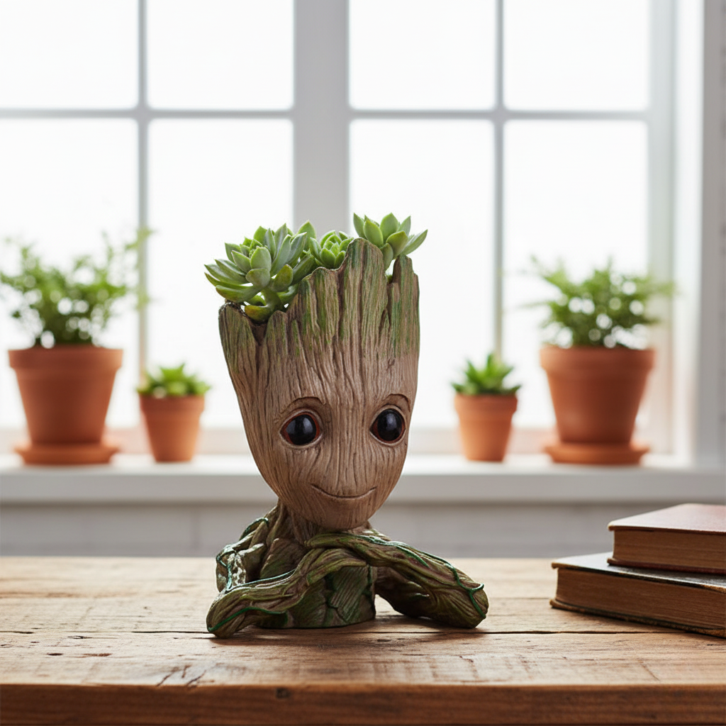Home Decoration Crafts Miniature Model Office Desktop Display Cartoon Groot Figurines Handicrafts Decor Tree Man Ornament 5CM