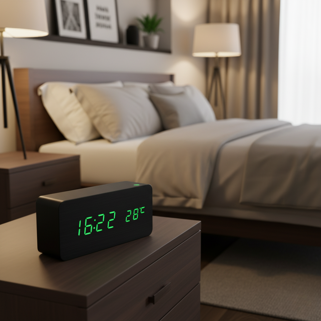 Smart Wooden Digital Clock