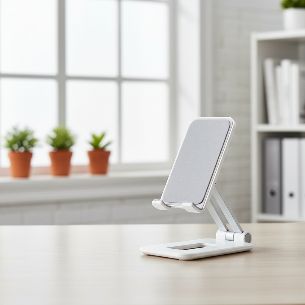 Adjustable Phone & Tablet Stand | Multi-Angle Desk Holder | Portable & Stable