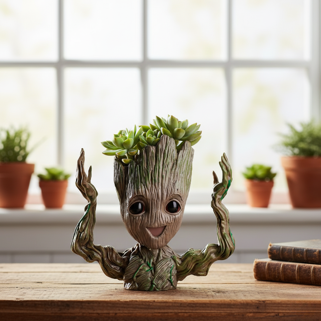 Home Decoration Crafts Miniature Model Office Desktop Display Cartoon Groot Figurines Handicrafts Decor Tree Man Ornament 5CM