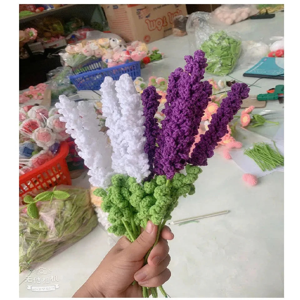 Vietnam Hand-Knitted Woolen Baby Toys Crochet Amigurumi Animal Dolls with Stuffed Flowers Unique Customizable Design