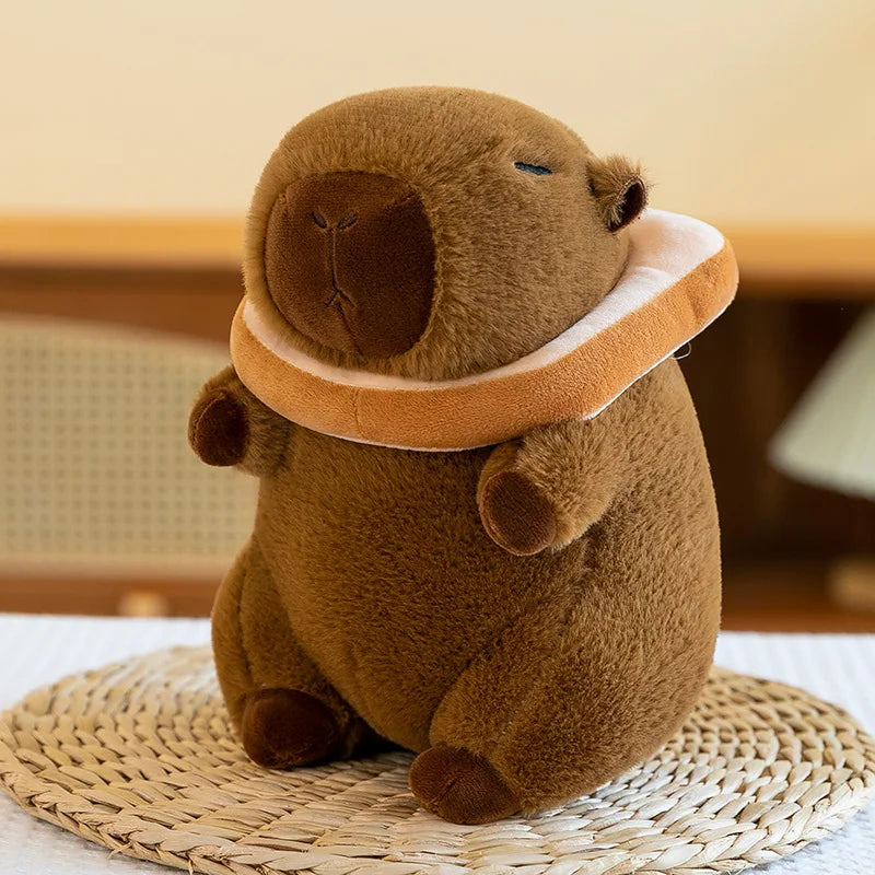 8Inch Cartoon Animal Capybara Stuffed Plush Toys PP Cotton Comforter Factory Wholesale Claw Machine Stall Display