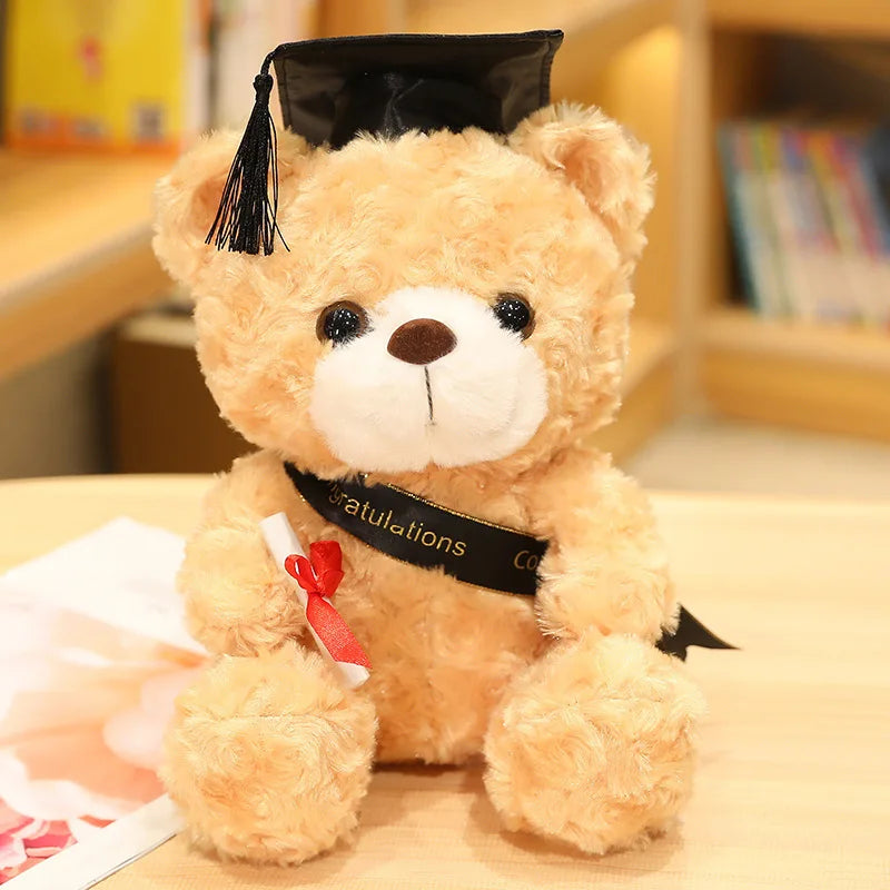 Hot New Embroidered Super Soft Plush Teddy Bear Animal Toy with PP Cotton Filling 23-28cm Party Gift for Kids Stress Relief