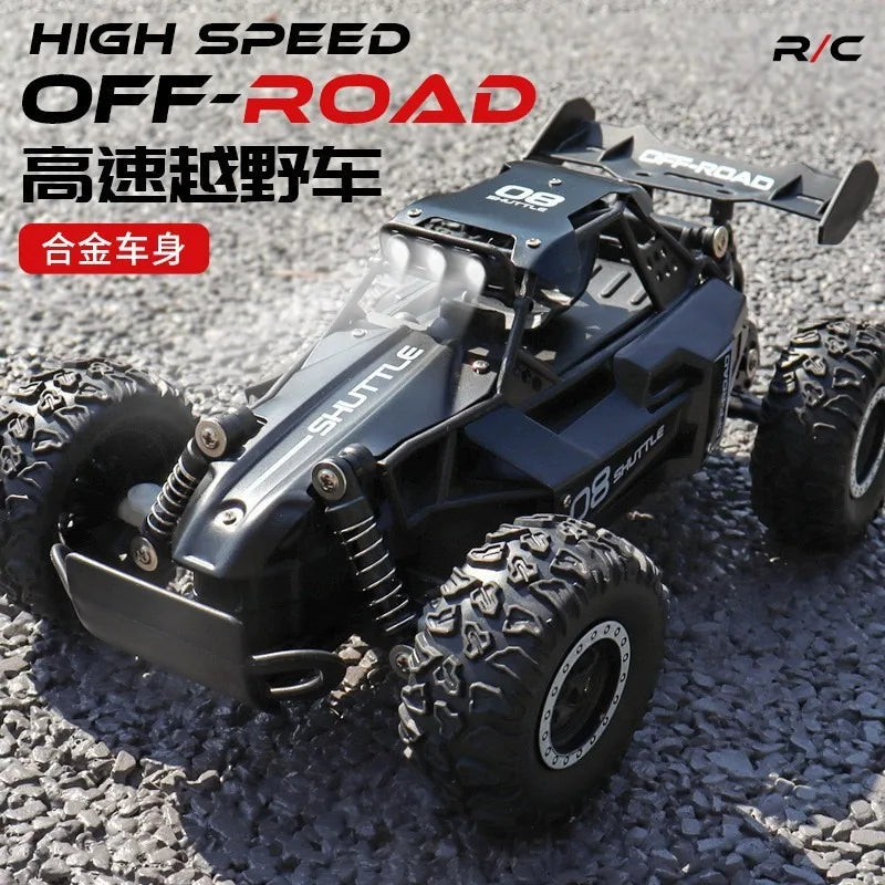 Drift Remote Control Car, Large Four-wheel Drive Racing Car, Charging, High-speed, Children's Toy Car