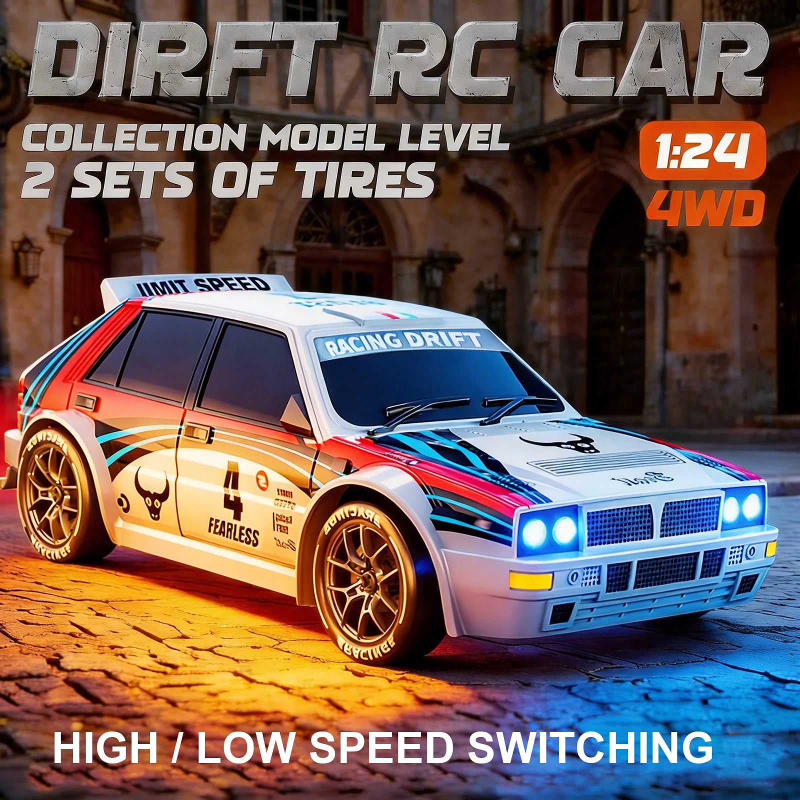 ZLL SG204 PRO Mini RC Car 1/24 2.4G 4WD RC Drift Car With LED Light Remote Control High Speed On-Road Racing Vehicle