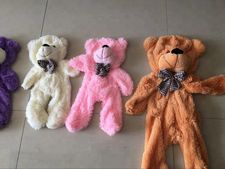 Promotional Gift Custom Stuffed Animal Plush Toy Teddy Bear Skin No Cotton