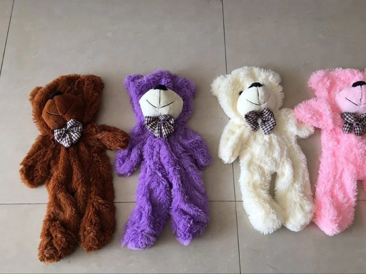 Promotional Gift Custom Stuffed Animal Plush Toy Teddy Bear Skin No Cotton