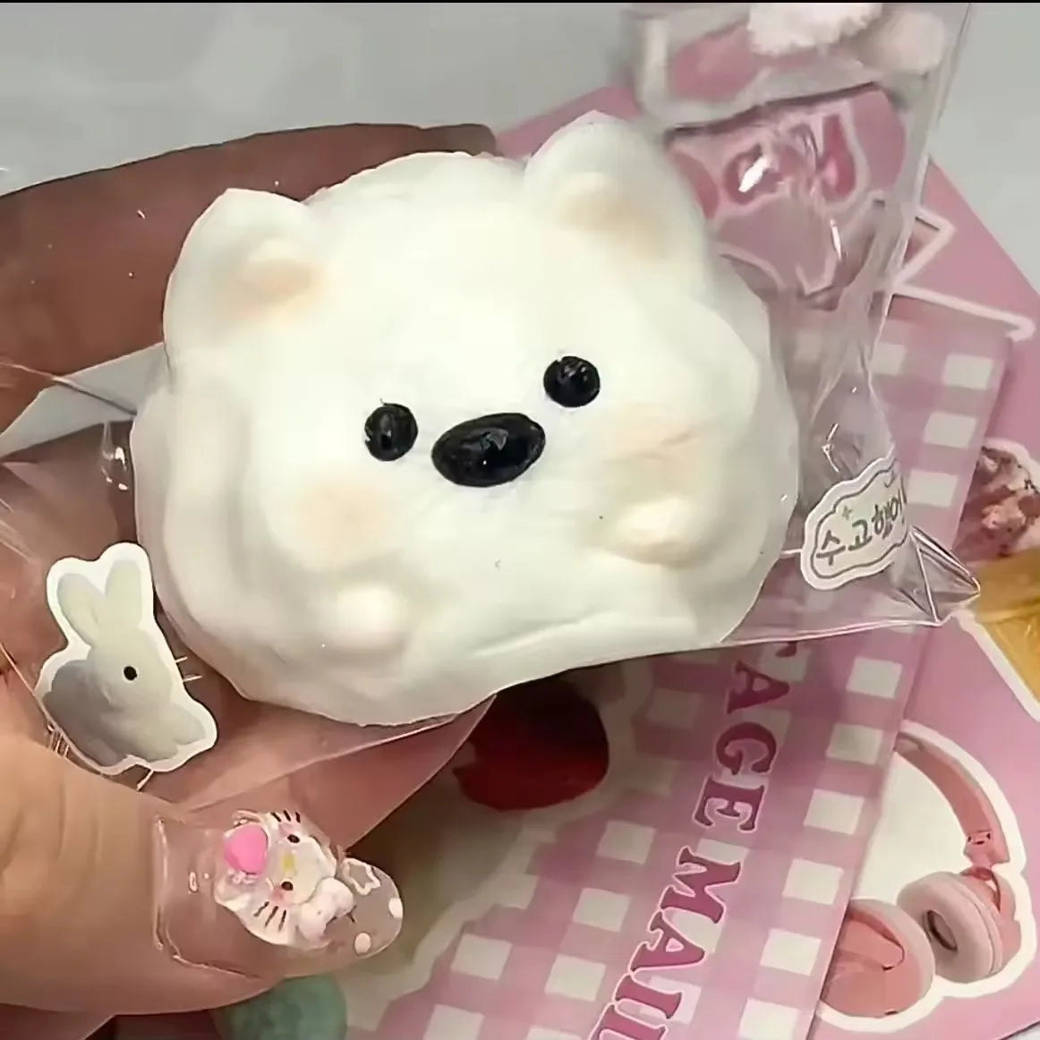 Anime EVA Squishy Toys Wholesale Sensory Fidget Toy Stress Relief Pinched Squeeze Cat Paw Taba