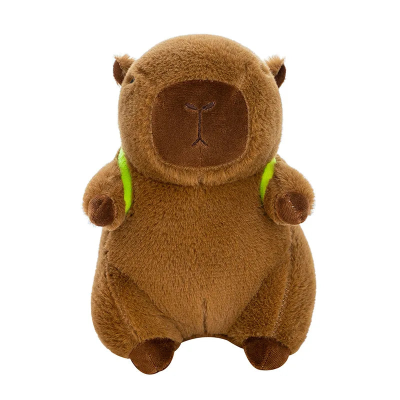 8Inch Cartoon Animal Capybara Stuffed Plush Toys PP Cotton Comforter Factory Wholesale Claw Machine Stall Display