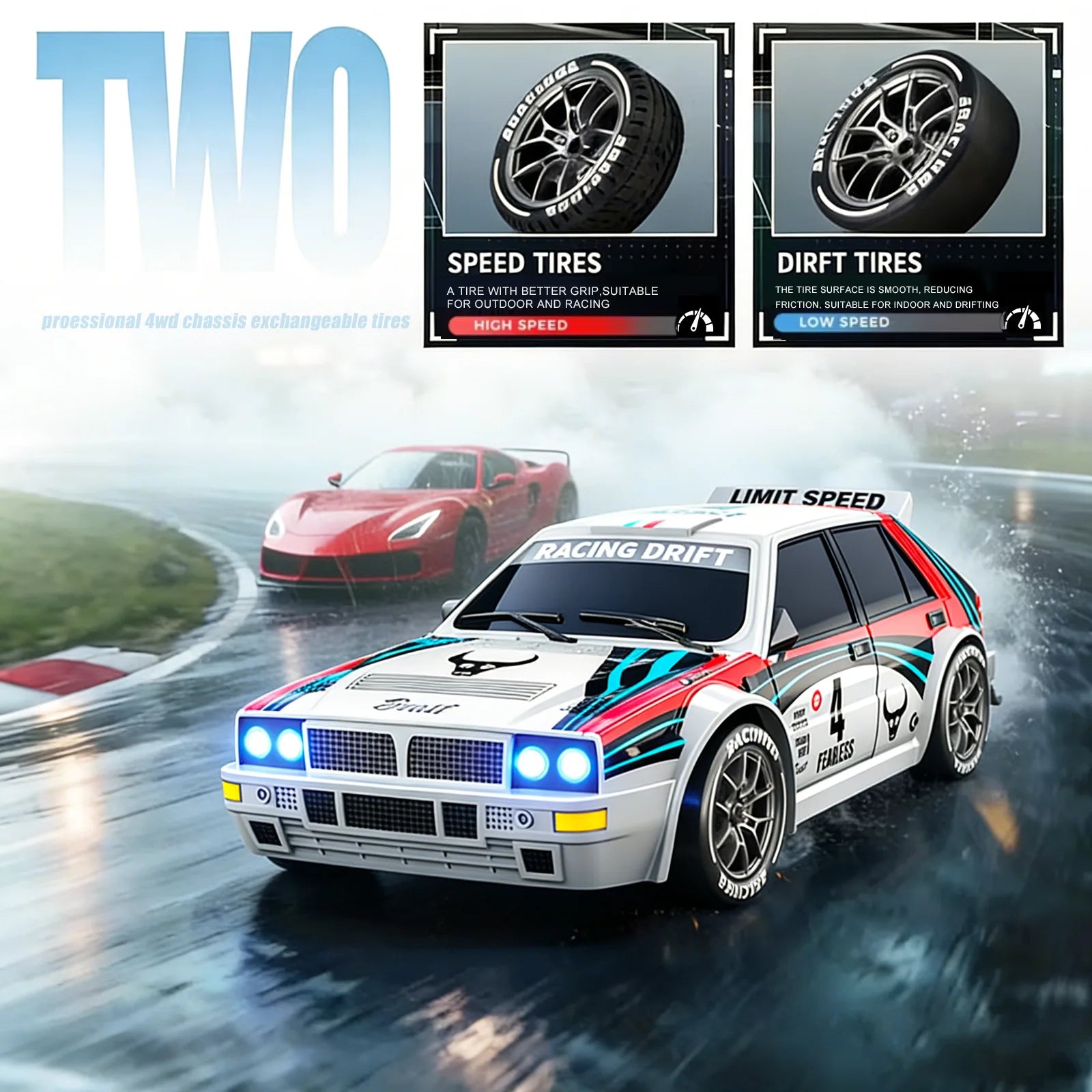 ZLL SG204 PRO Mini RC Car 1/24 2.4G 4WD RC Drift Car With LED Light Remote Control High Speed On-Road Racing Vehicle