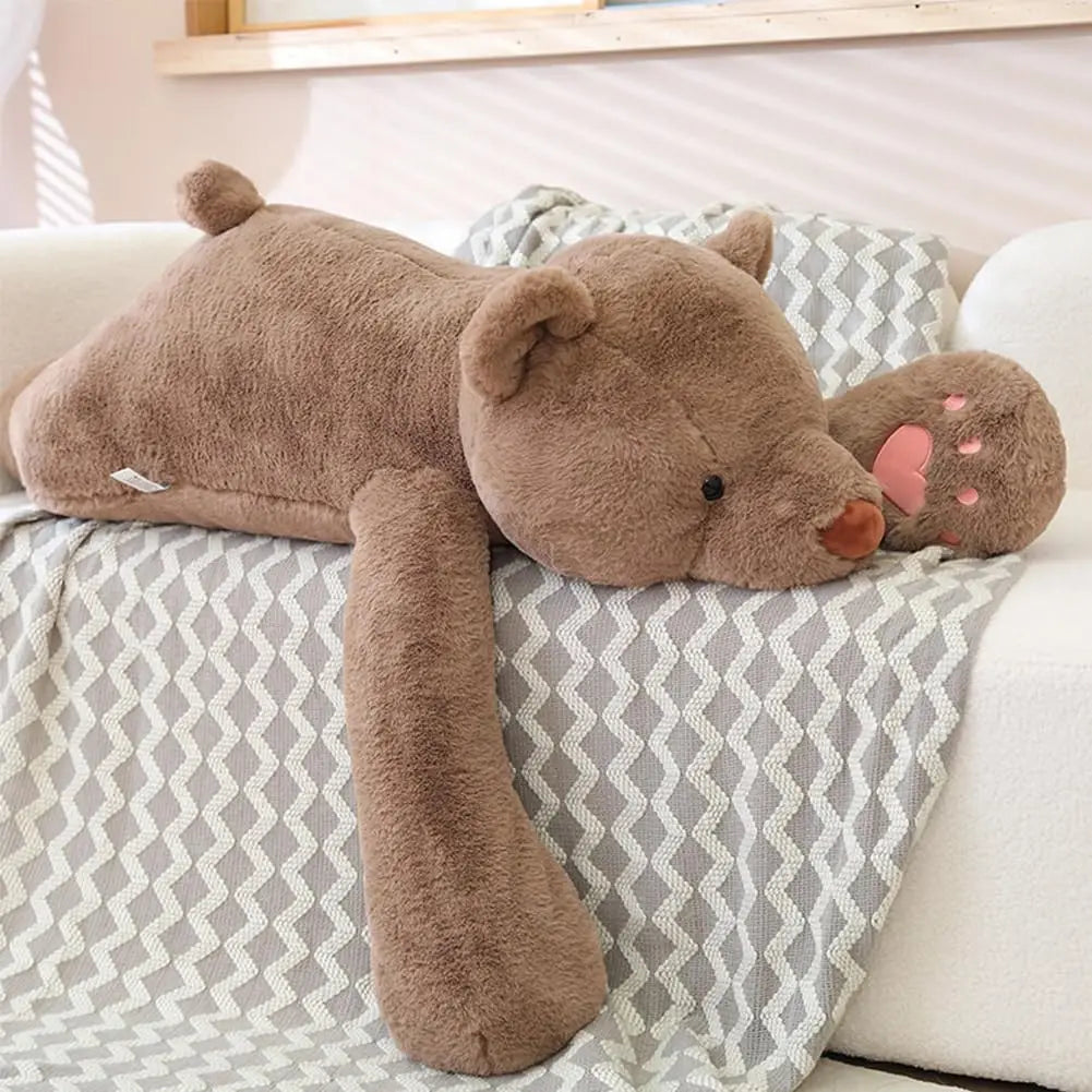 60cm 80cm 100cm  Cute Kawaii Giant Weighted Stuffed Animals Bear Hugging Toys Plush Throw Pillow for Boys Girls Adults