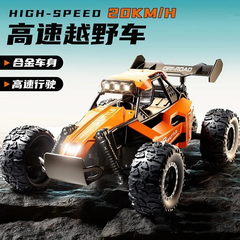 Drift Remote Control Car, Large Four-wheel Drive Racing Car, Charging, High-speed, Children's Toy Car