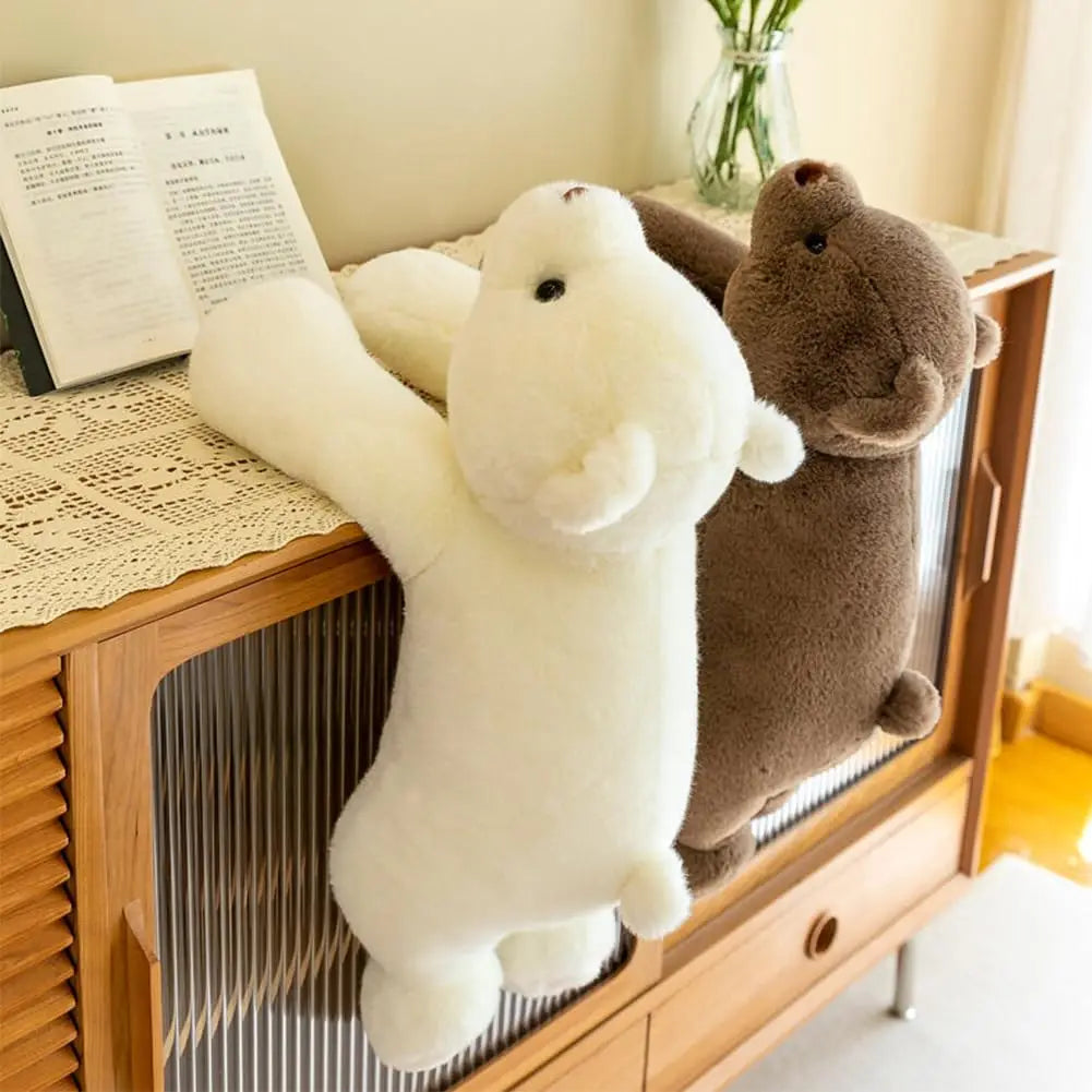 60cm 80cm 100cm  Cute Kawaii Giant Weighted Stuffed Animals Bear Hugging Toys Plush Throw Pillow for Boys Girls Adults
