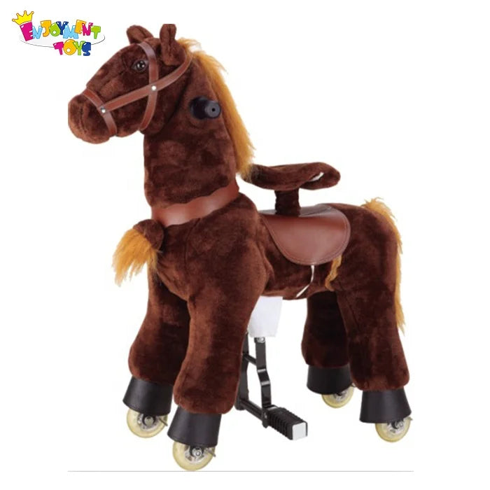 Electric Ride on unicorn Riding Horse pony Toy for Children for Mall Walking Animal Entertainment