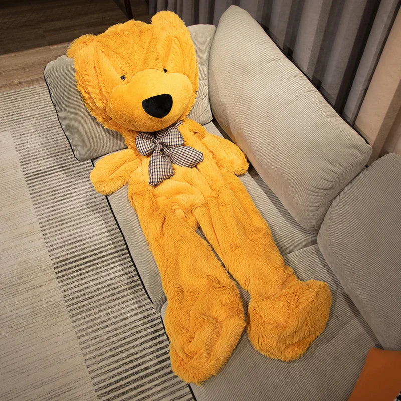 Promotional Gift Custom Stuffed Animal Plush Toy Teddy Bear Skin No Cotton