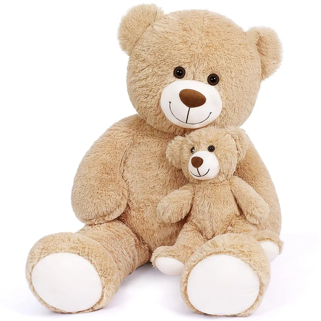 PP Cotton Filling Super Soft Giant Cute Teddy Bear Stuffed Animal Big Size Mama Bear Plush Toys Doll With Baby Teddy Bear