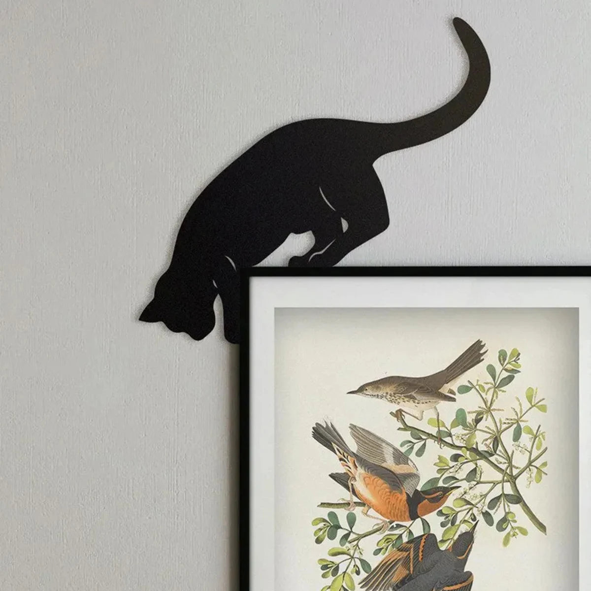 Cat looking down Door Topper Decoration – Wooden Over Door ，Lintel and Signs BIdeal for Kitchen Organization, Rustic Home Decor