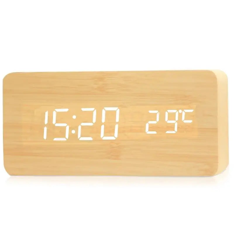 Smart Wooden Digital Clock