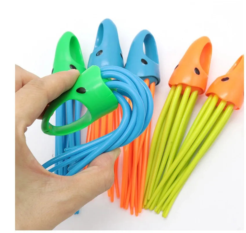 Summer Children Swimming Octopus Pool Diving Toys Water Sports Water Play Toys Diving Stick Gem Set Underwater Grabbing Toys DDJ