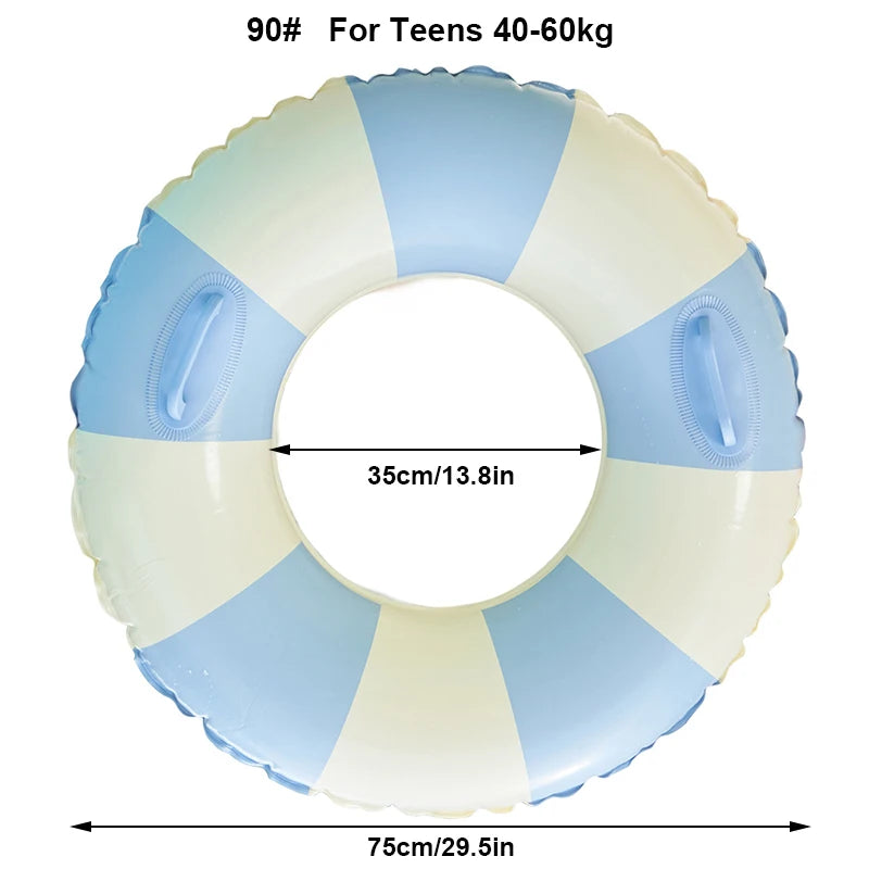 Inflatable Pool Float Adults Swim Tube Swim Accessory Swimming Ring For Summer Water Sports Swimming Circle Swim Float ﻿ ﻿