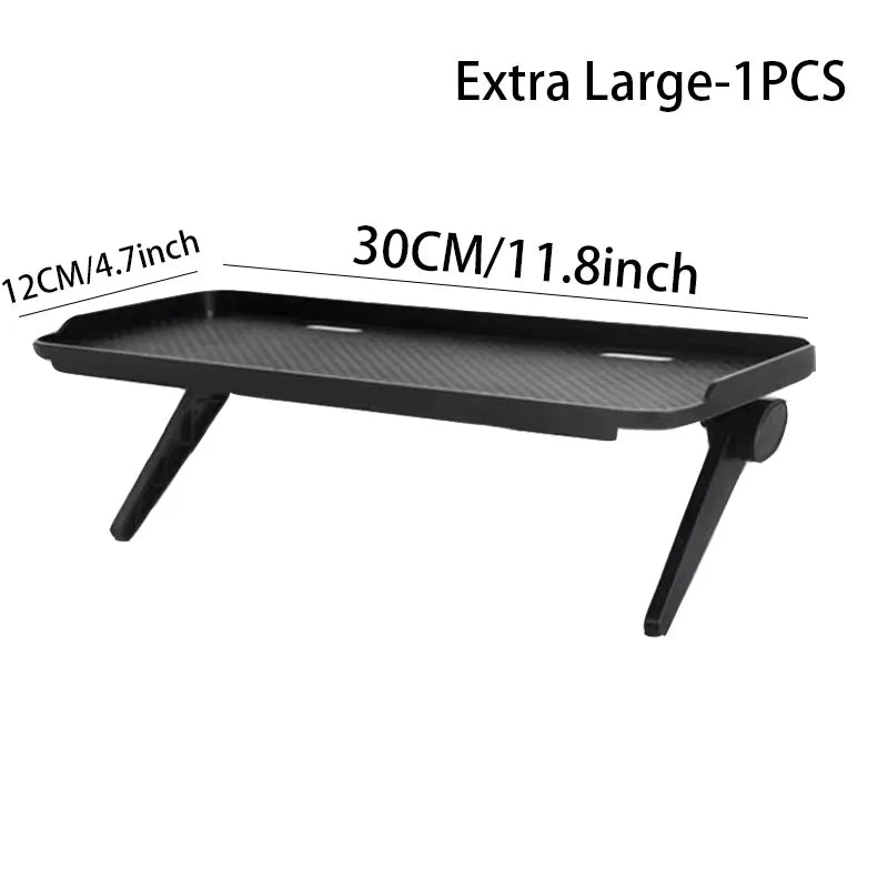 Adjustable TV Screen Top Shelf | Foldable Monitor Storage Rack – Smart Home Organizer