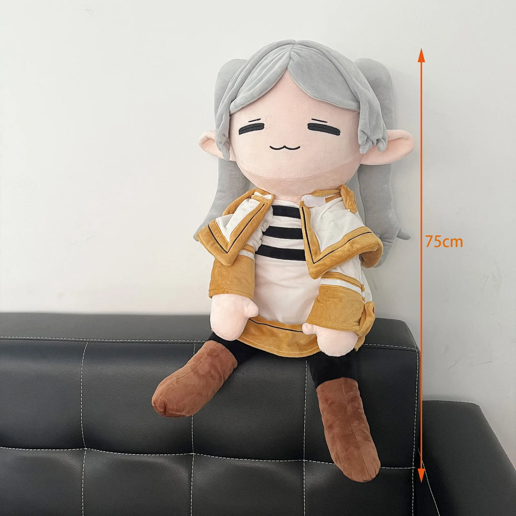 75cm Giant Frieren At The Funeral Plush Doll Toys Cute Cartoon Anime Figure Plushie Doll Stuffed Anime Periphery Toys Kids Gifts