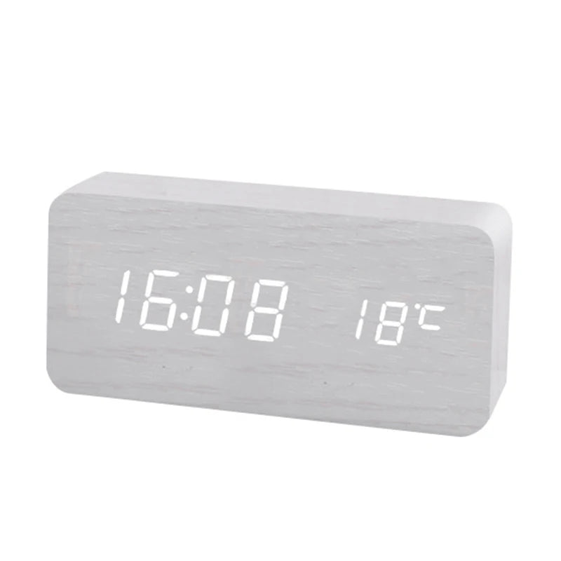 Smart Wooden Digital Clock