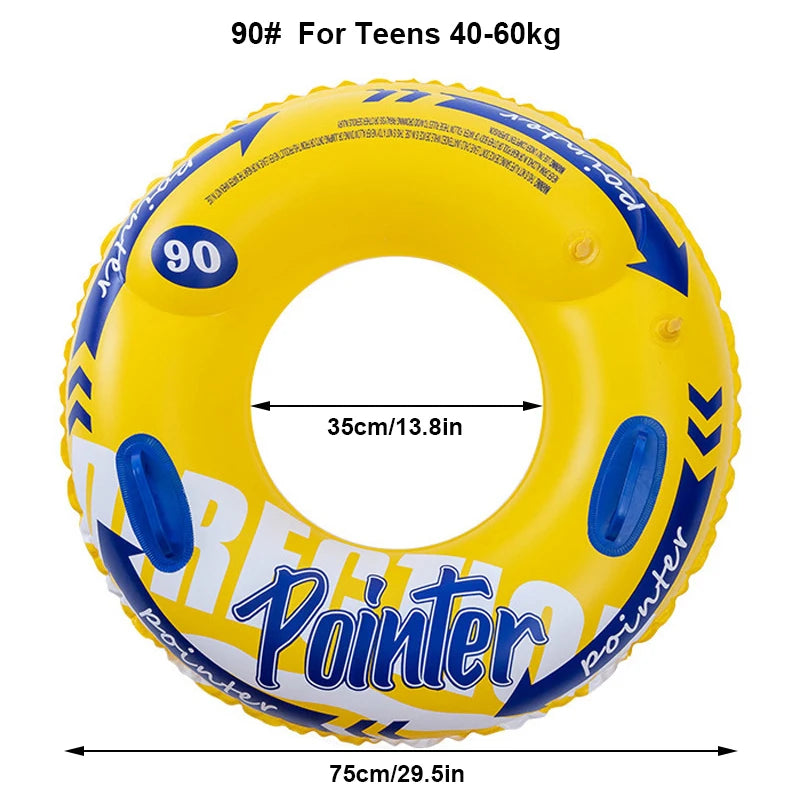 Thickened Inflatable Swim Ring Pool Float  Swim Accessory Adults Swim Tube For Water Sports Swimming Circle Swim Float ﻿ ﻿ ﻿