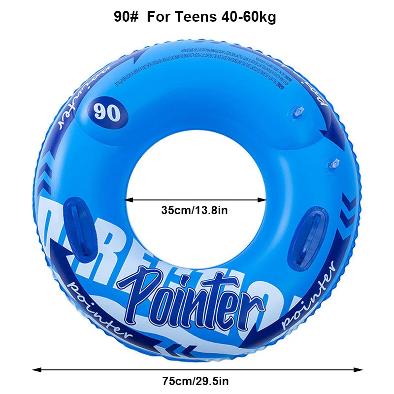 Thickened Inflatable Swim Ring Pool Float  Swim Accessory Adults Swim Tube For Water Sports Swimming Circle Swim Float ﻿ ﻿ ﻿