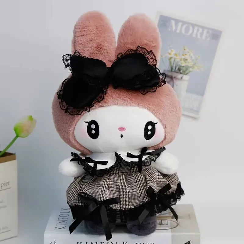 25CM Kawaii Sanrio Plush Hello Kitty Cinnamonroll Kuromi Pochacco Stuffed Plush Doll Cartoon Cute Toys Children Birthday Gifts