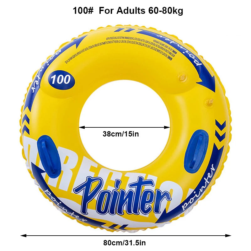 Thickened Inflatable Swim Ring Pool Float  Swim Accessory Adults Swim Tube For Water Sports Swimming Circle Swim Float ﻿ ﻿ ﻿