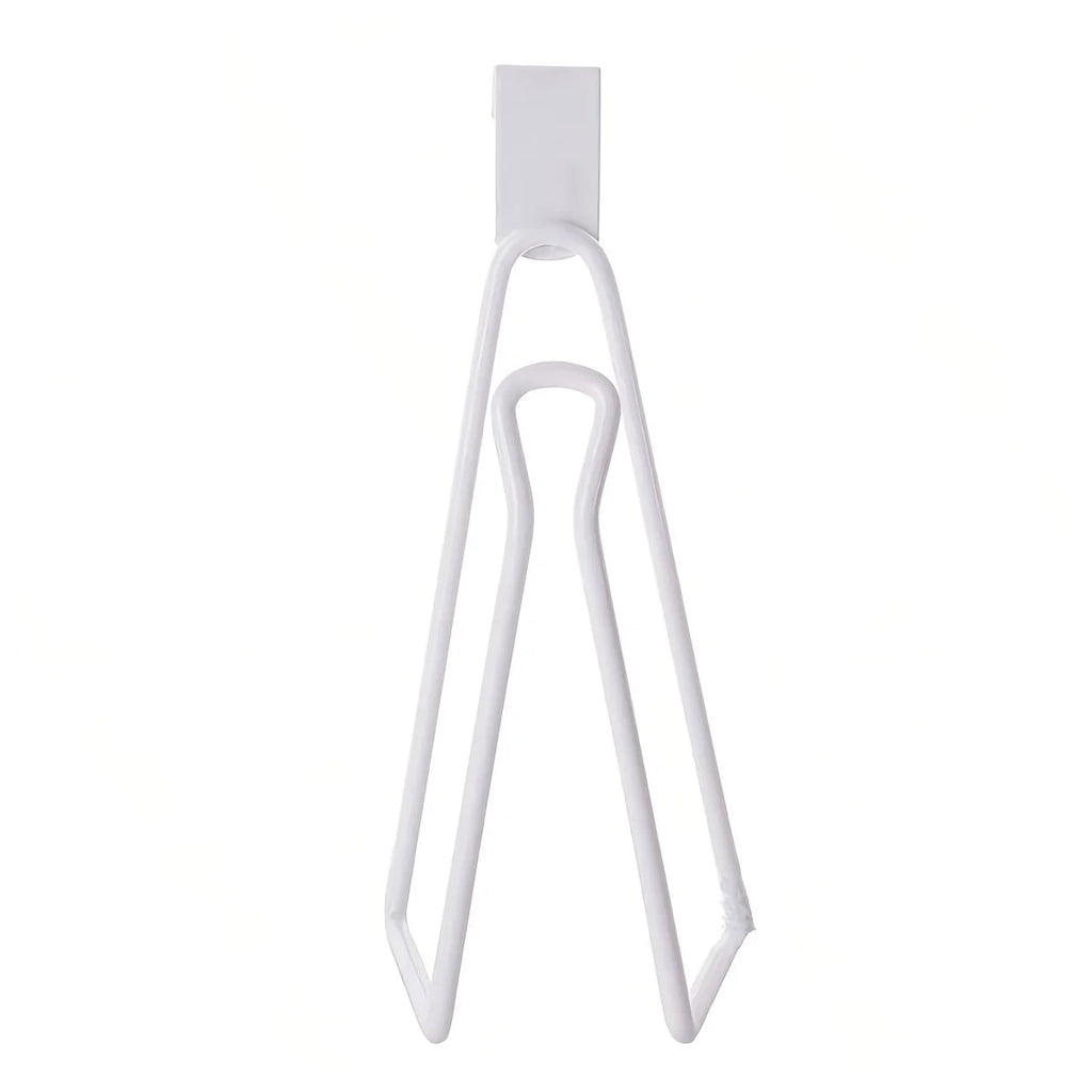 Toilet Paper Holder - Easy Install Wall Mount Bathroom Tissue Roll Hanger with Painted Finish Space Saving No-Drill Design