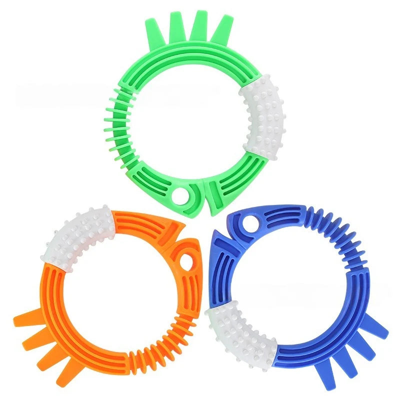 Summer Pool Diving Toys Set Colorful Creative Swim Circle Float Dive Game Set Underwater Grabbing Swimming Party Accessories ZYF
