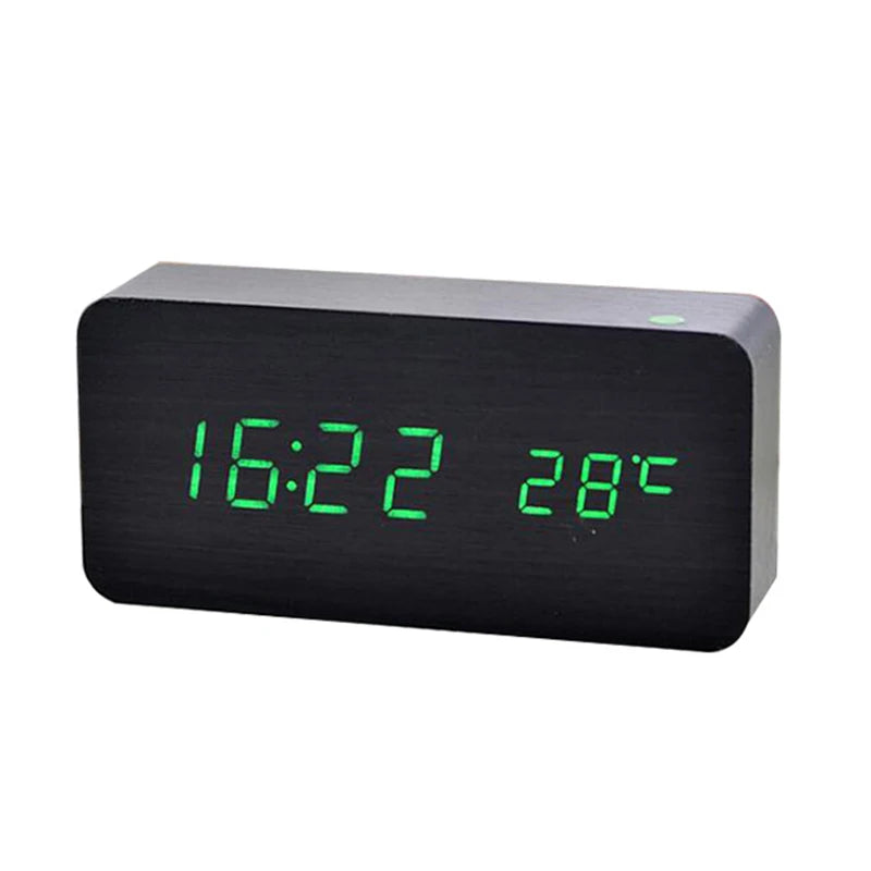 Smart Wooden Digital Clock