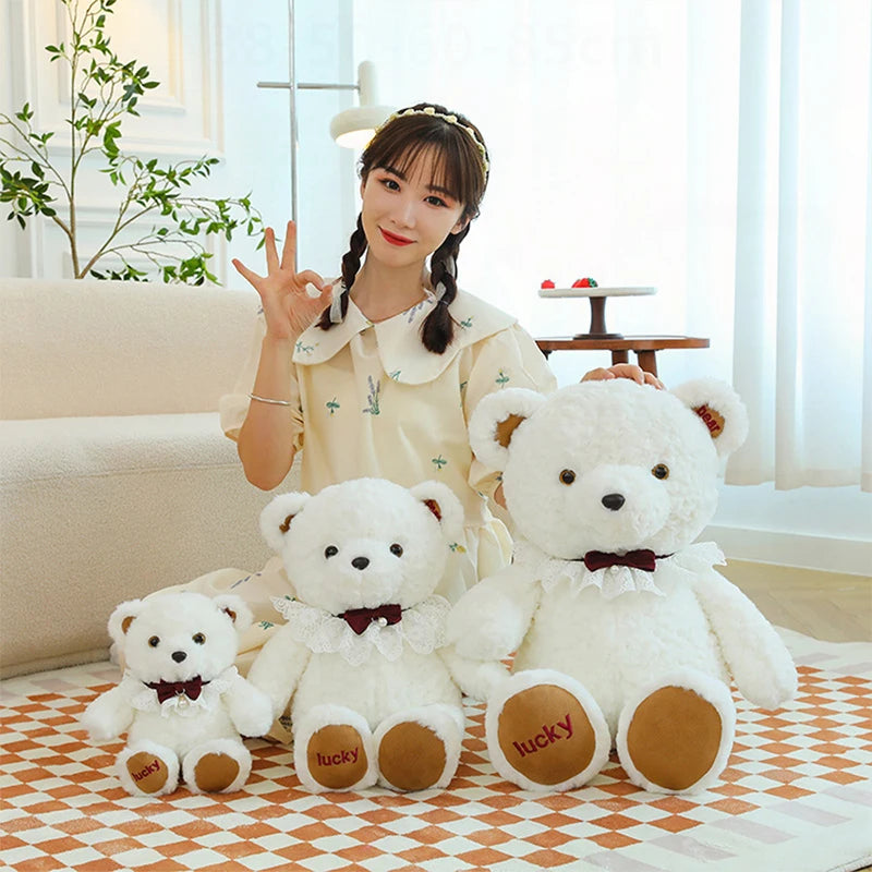 Kawaii Plush Teddy Bear Stuffed Doll Cute Hugging Bear Toy for Kids Birthday Xmas Gift for Girls Wholesale