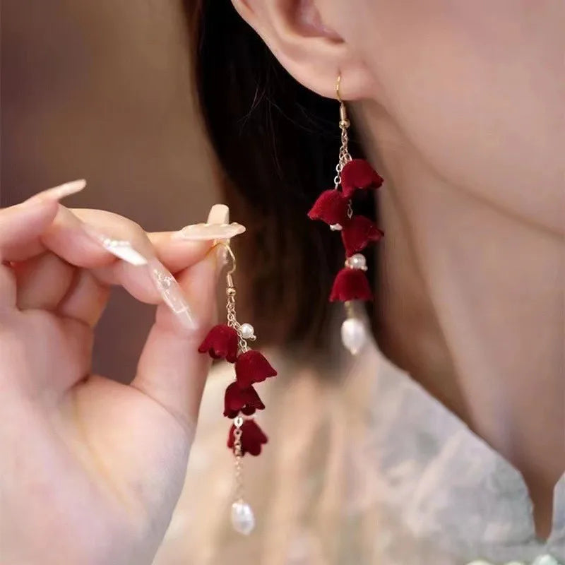 2PC Women's European and American Trendy Bow Earrings Outdoor Travel Carnival Banquet Party Festival Dressing Gift