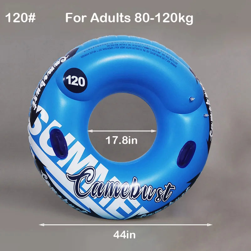 Thickened Inflatable Swim Ring Pool Float  Swim Accessory Adults Swim Tube For Water Sports Swimming Circle Swim Float ﻿ ﻿ ﻿