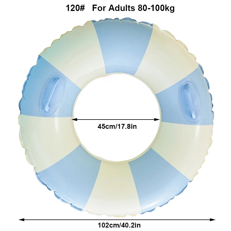 Inflatable Pool Float Adults Swim Tube Swim Accessory Swimming Ring For Summer Water Sports Swimming Circle Swim Float ﻿ ﻿