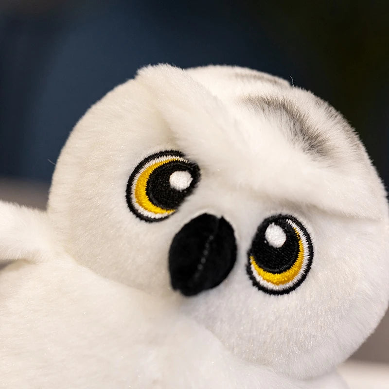 Cartoon Hedwig Owl Plush Toys Soft Stuffed Animal Plushie Shoulder Decor Fun Toy for Boys & Girls Birthday Gift