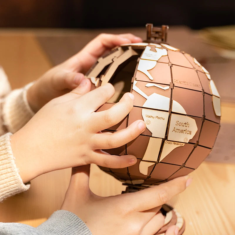 Robotime Rolife Global Wonders for Kids Easy Assemble Model Building Block Sets Home Decor Great 3D Wooden Puzzle Gifts Choice