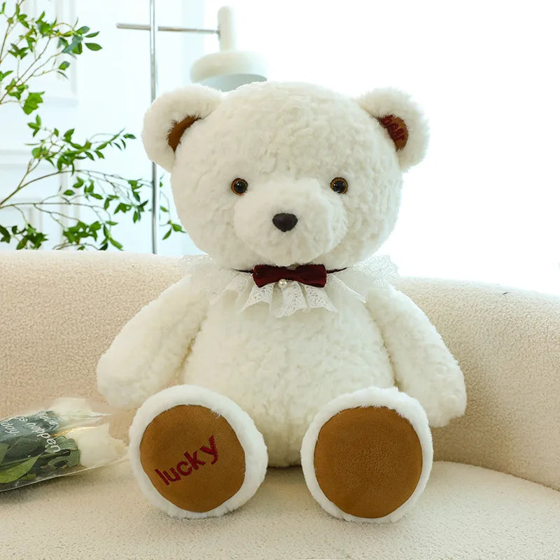 Kawaii Plush Teddy Bear Stuffed Doll Cute Hugging Bear Toy for Kids Birthday Xmas Gift for Girls Wholesale