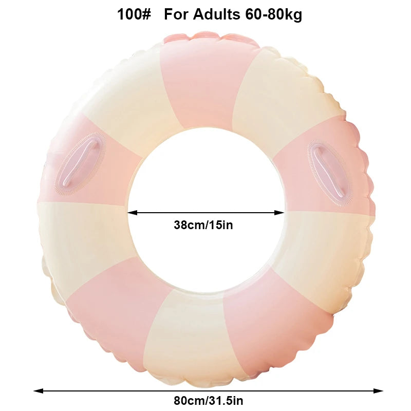 Inflatable Pool Float Adults Swim Tube Swim Accessory Swimming Ring For Summer Water Sports Swimming Circle Swim Float ﻿ ﻿