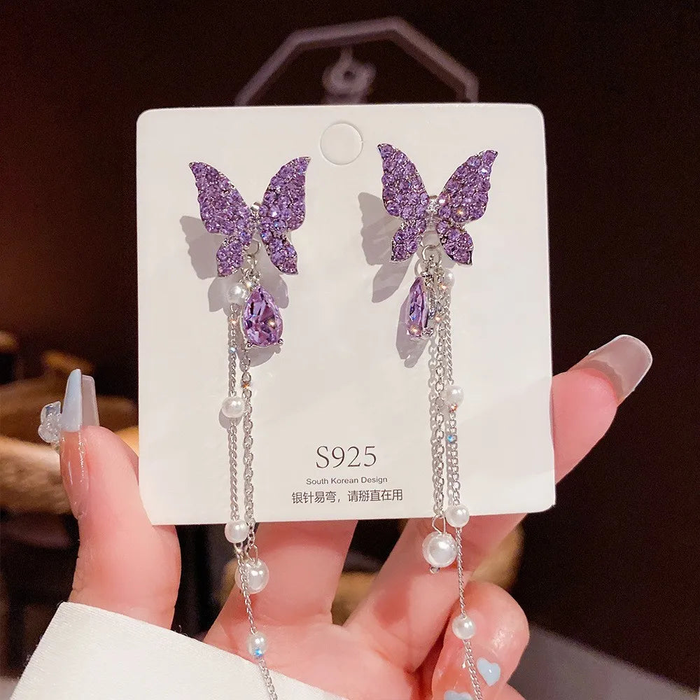 2PC Women's European and American Trendy Bow Earrings Outdoor Travel Carnival Banquet Party Festival Dressing Gift