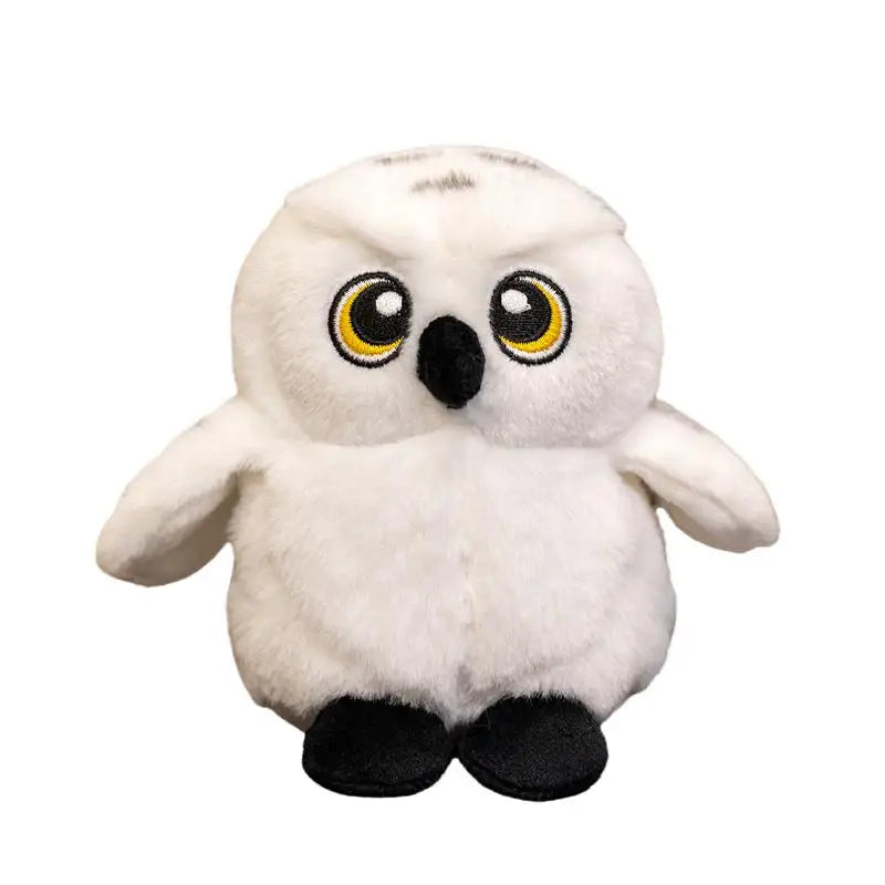 Cartoon Hedwig Owl Plush Toys Soft Stuffed Animal Plushie Shoulder Decor Fun Toy for Boys & Girls Birthday Gift