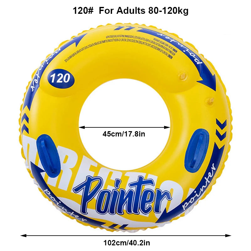 Thickened Inflatable Swim Ring Pool Float  Swim Accessory Adults Swim Tube For Water Sports Swimming Circle Swim Float ﻿ ﻿ ﻿