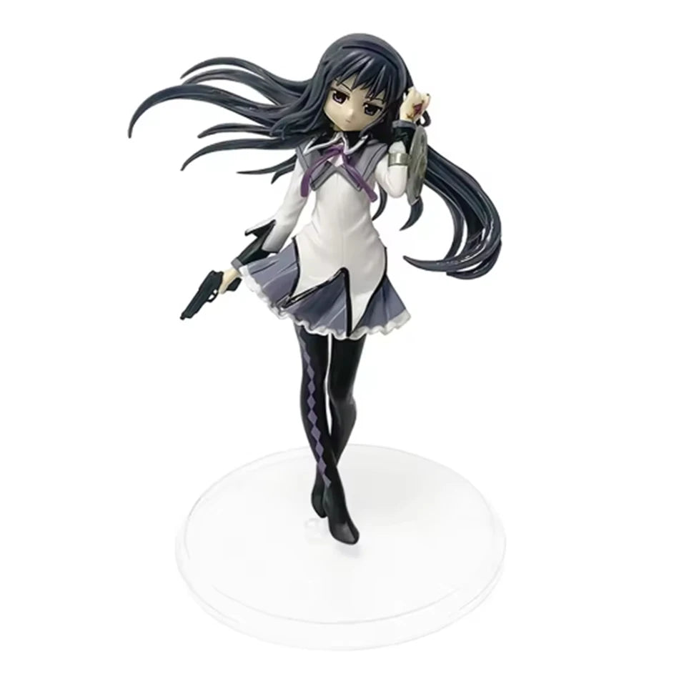 17cm Anime Madoka Magica figure Akemi Homura PVC Model Birthday Present Ornaments Collectible Toys children birthday gift