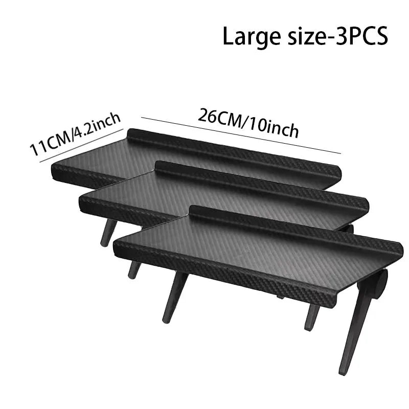 Adjustable TV Screen Top Shelf | Foldable Monitor Storage Rack – Smart Home Organizer