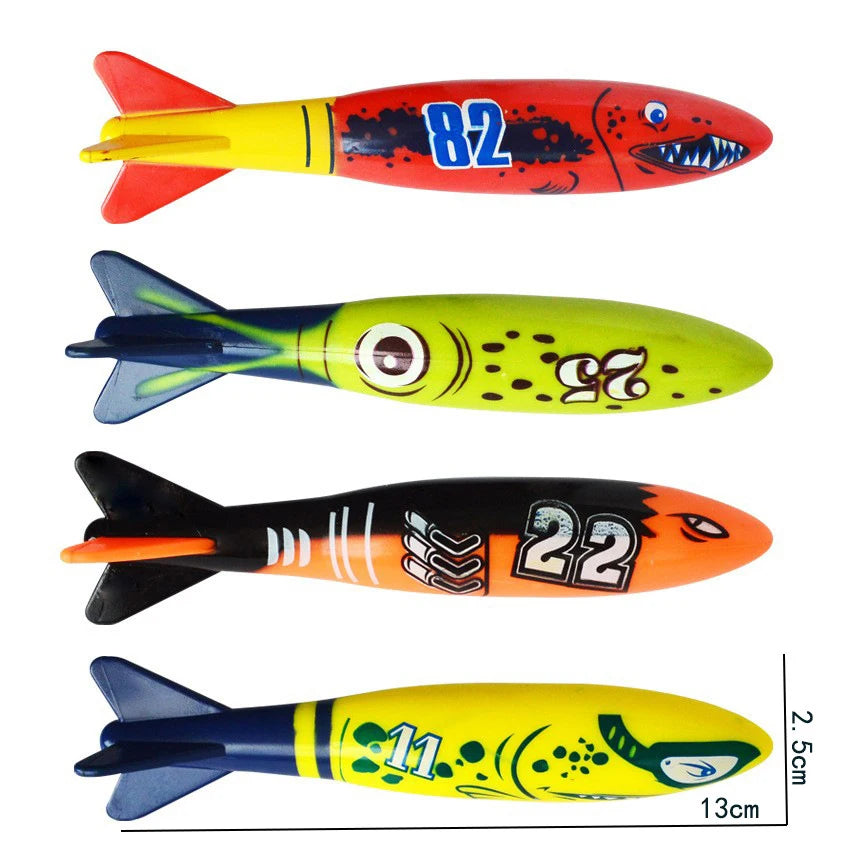 Summer Children Swimming Octopus Pool Diving Toys Water Sports Water Play Toys Diving Stick Gem Set Underwater Grabbing Toys DDJ
