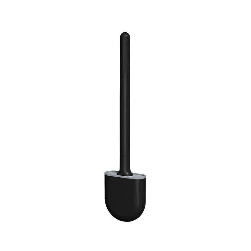 Toilet Brush With Holder Leakproof Soft Toilet Brush Bathroom Wall Mounted Brush