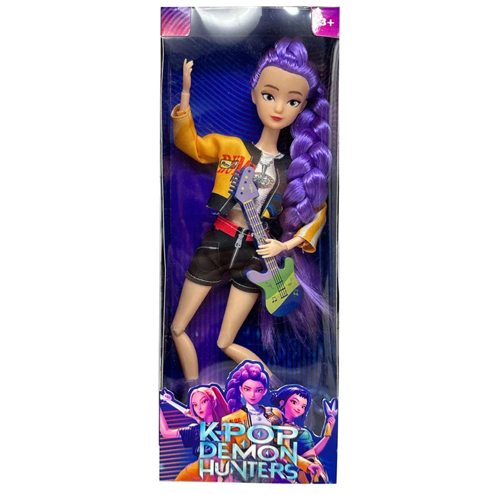 *#NEW Doll Toys Kpop Demon Hunters Action Figure Toy Rumi Mira Zoey Beautiful Princess Baby Girl Dolls Plastic DIY Toy for Girls